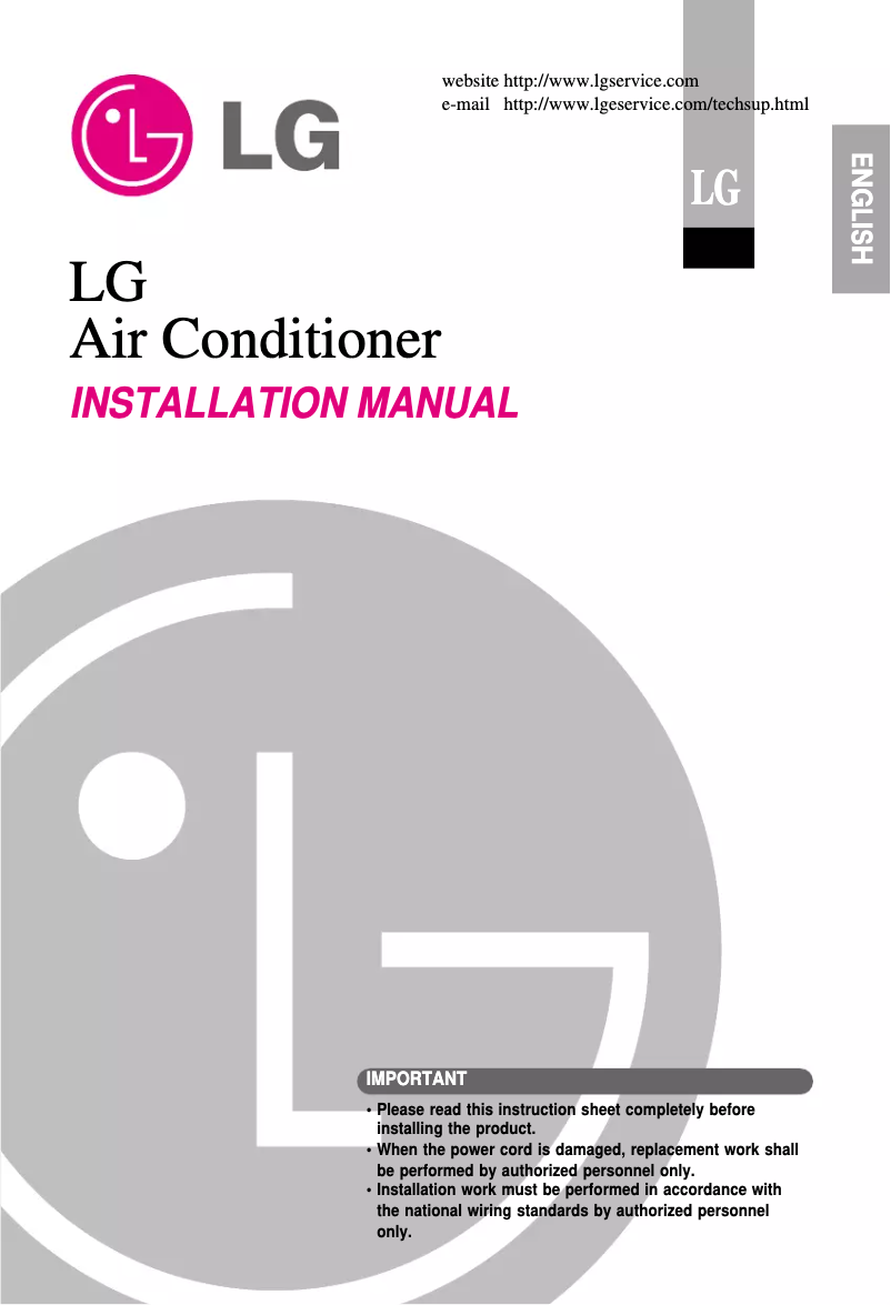 Página nº 1 - Guía de instalación LG M30AH