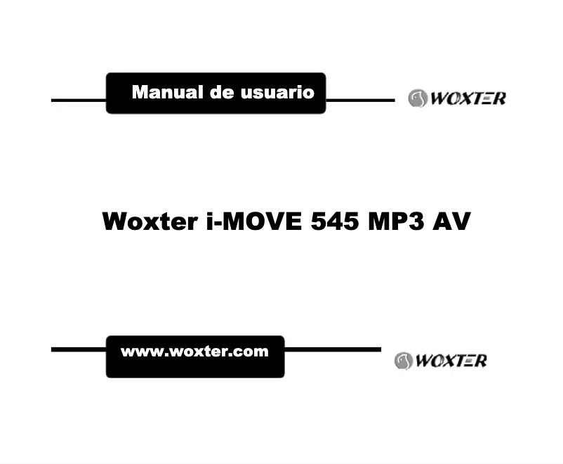 Imagen de la primera página del manual del dispositivo i-Move 545