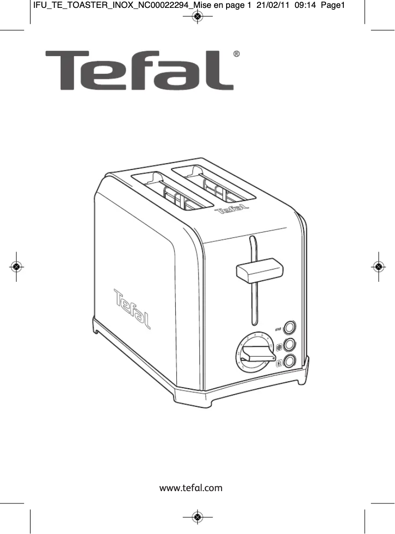 Página nº 1 - Manual de usuario Tefal Performa TT5440
