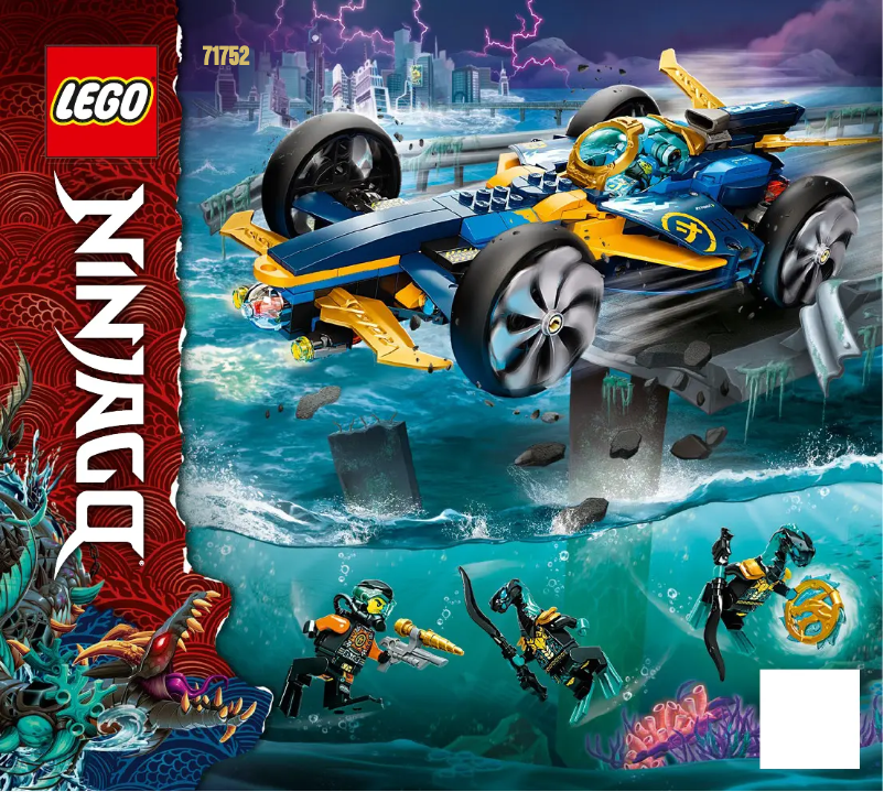 Imagen de la primera página del manual del dispositivo Ninjago 71752