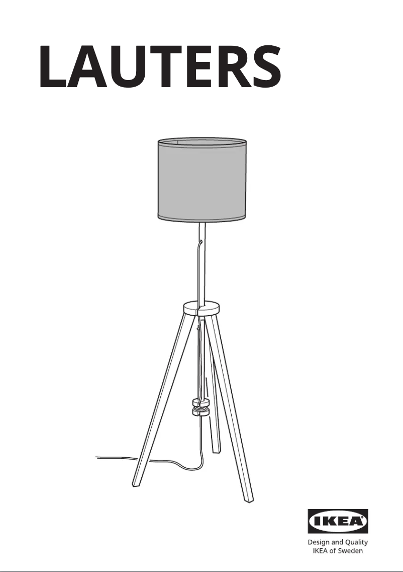 Imagen de la primera página del manual del dispositivo LAUTERS 204.050.52