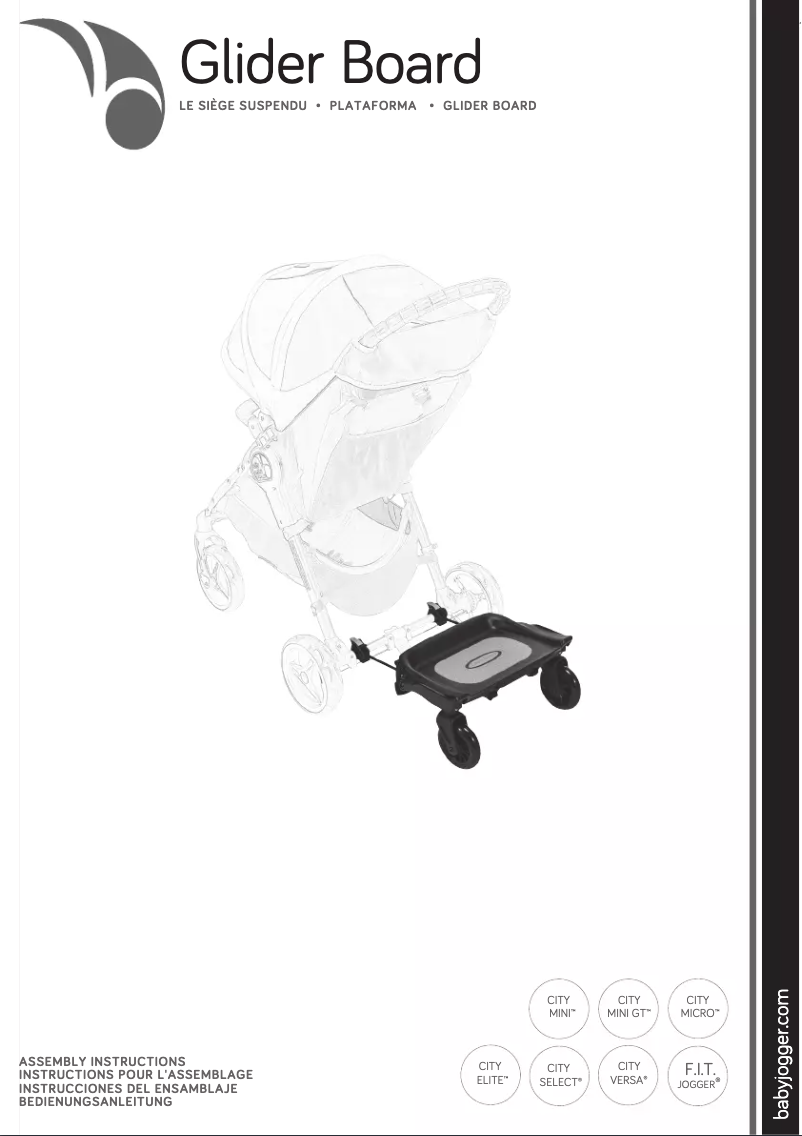 Imagen de la primera página del manual del dispositivo Glider Board