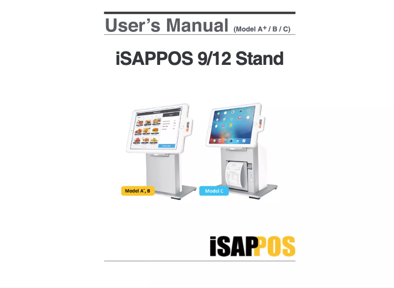 Página 1 del manual Manual de usuario POS-X iSAPPOS 9C