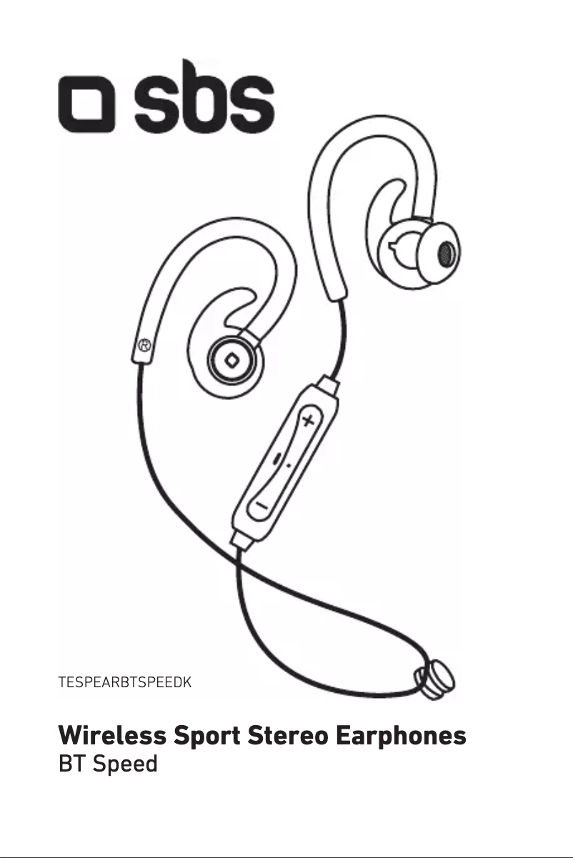 Imagen de la primera página del manual del dispositivo Wireless Sport Stereo Earphones BT Speed