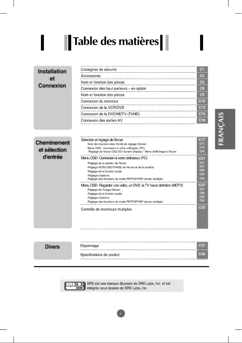 Imagen de la primera página del manual del dispositivo L4200AF