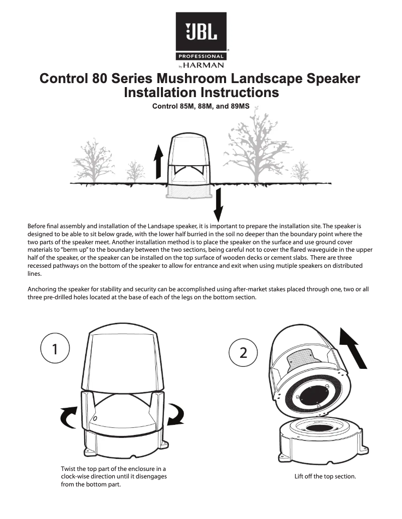 Imagen de la primera página del manual del dispositivo Control 89MS