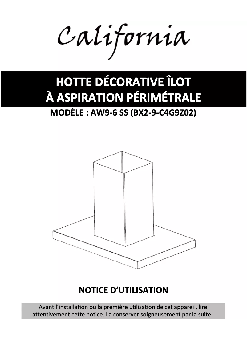 Imagen de la primera página del manual del dispositivo AW9-6