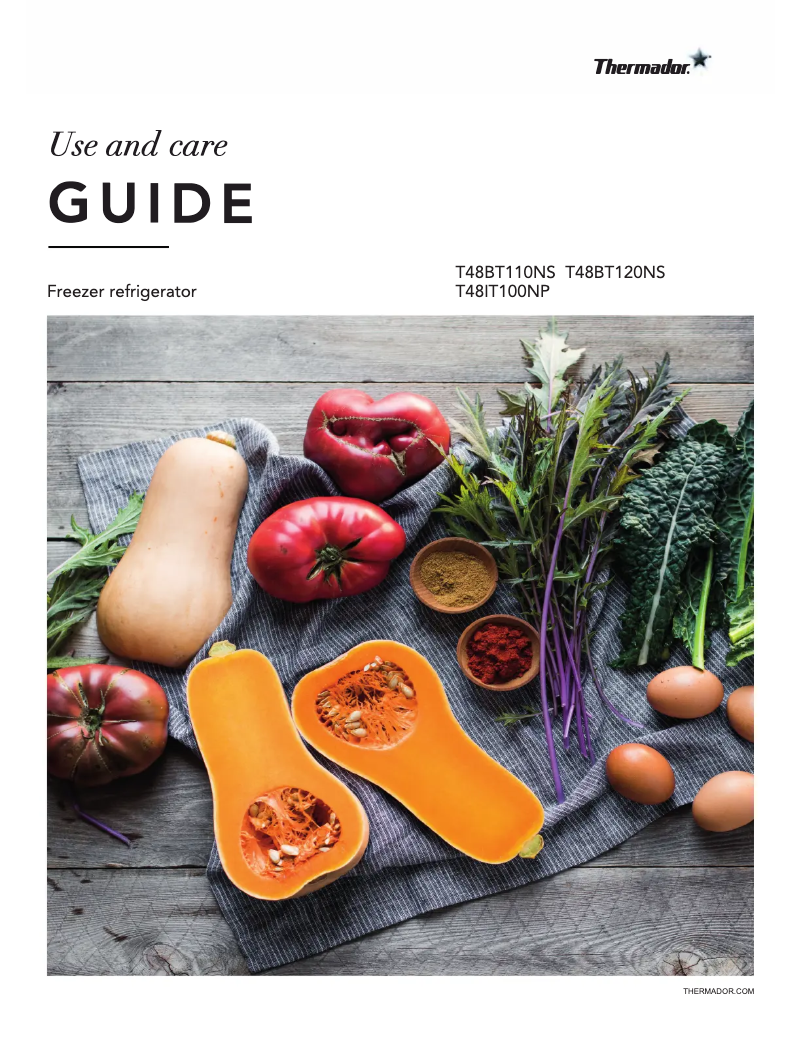 Página 1 del manual Manual de uso y mantenimiento Thermador T48IT100NP