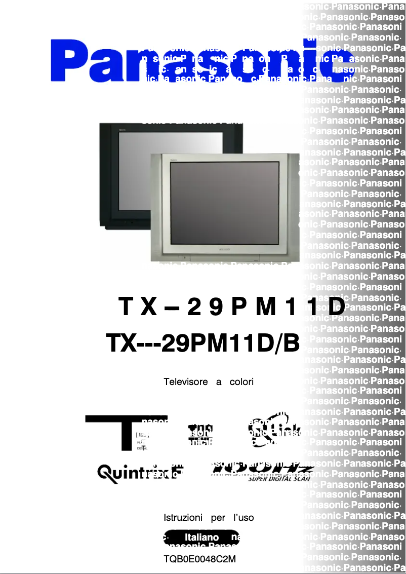 Página 1 del manual Manual de usuario Panasonic TX-29PM11DB