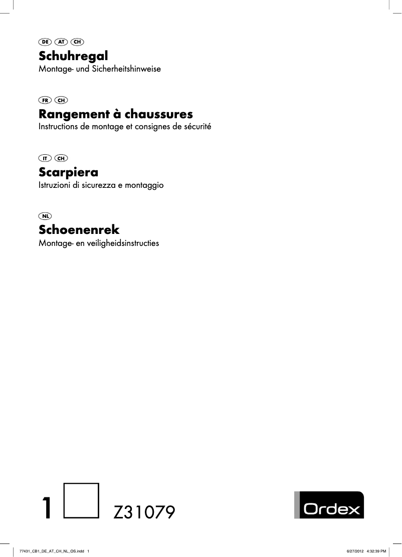 Página 1 del manual Manual de usuario Ordex IAN 77431