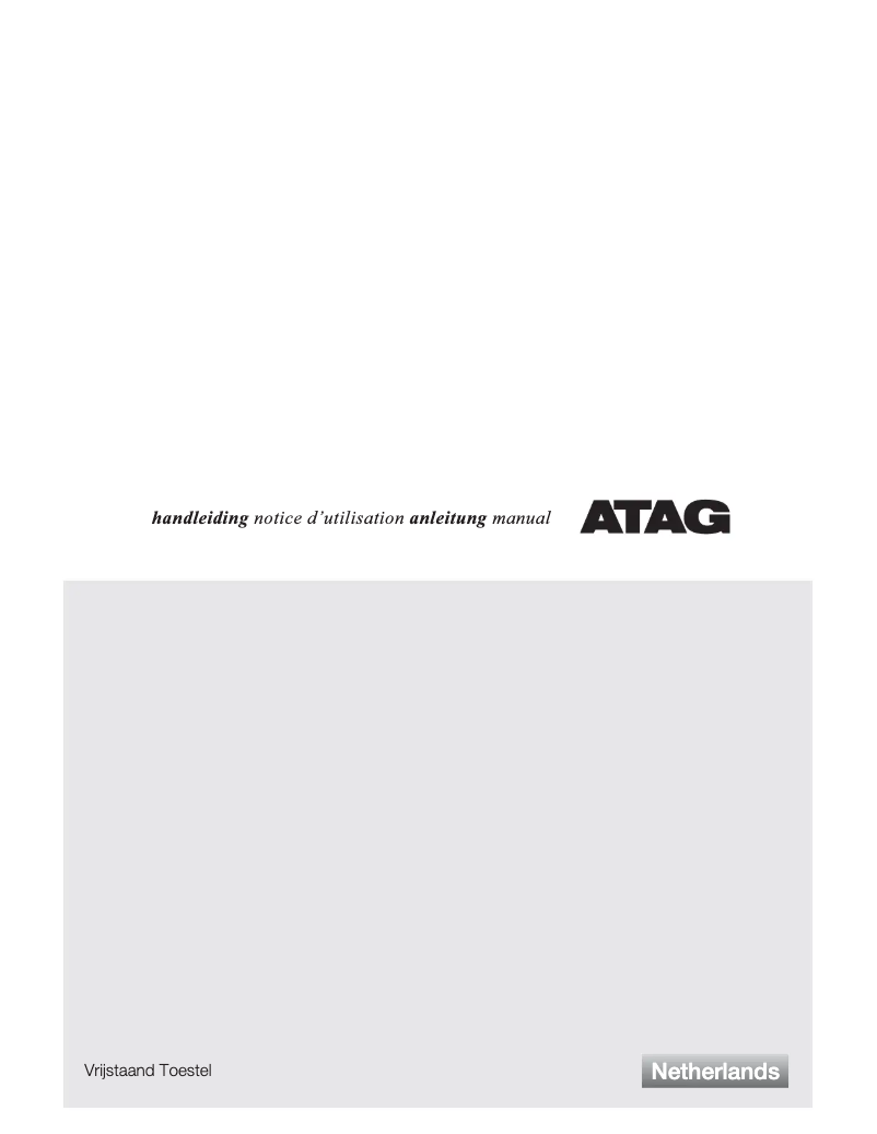 Página 1 del manual Manual de usuario Atag KA2211DQ