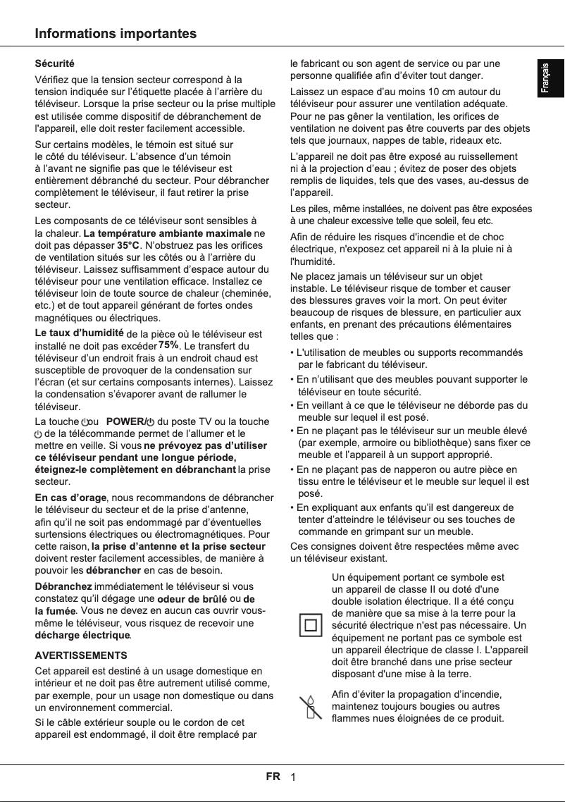 Página 1 del manual Manual de usuario Thomson 43UG6300