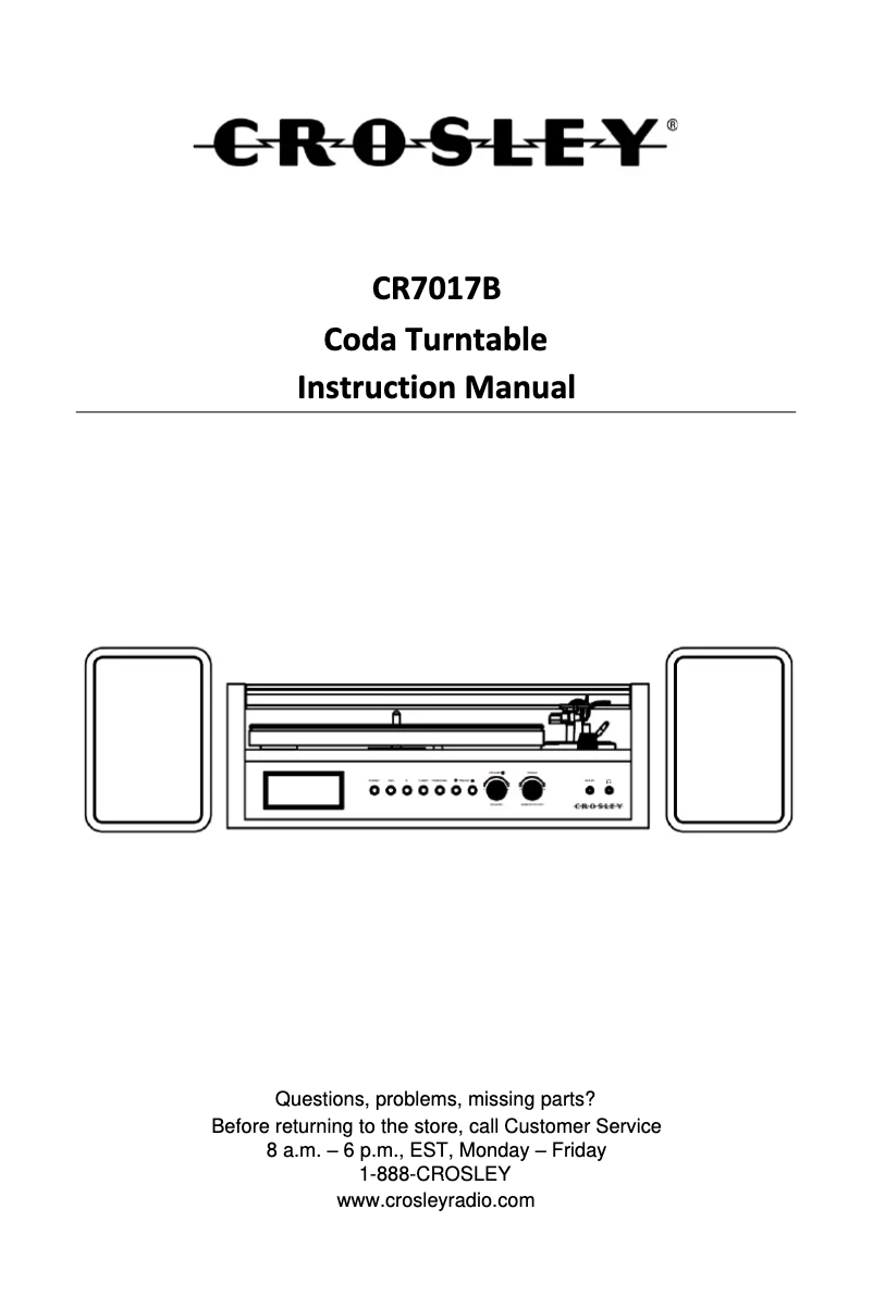 Imagen de la primera página del manual del dispositivo Koda CR7017A