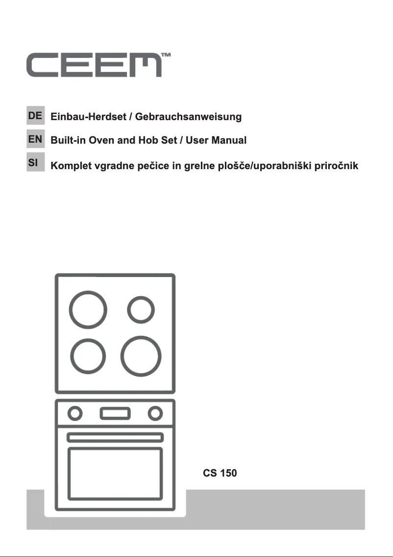 Página 1 del manual Manual de usuario CEEM CS 150