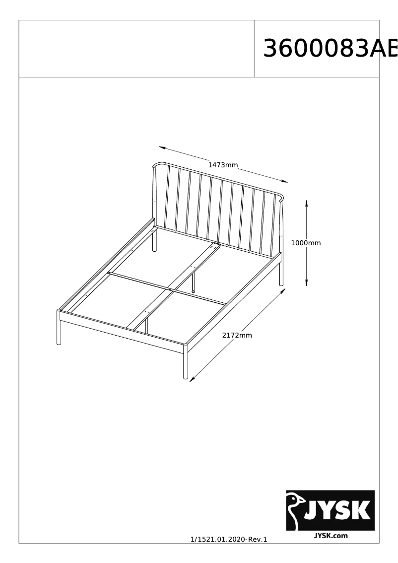 Página nº 1 - Manual de usuario JYSK Abildro