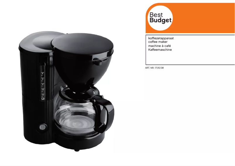 Página 1 del manual Manual de usuario Best Budget 17.05.138