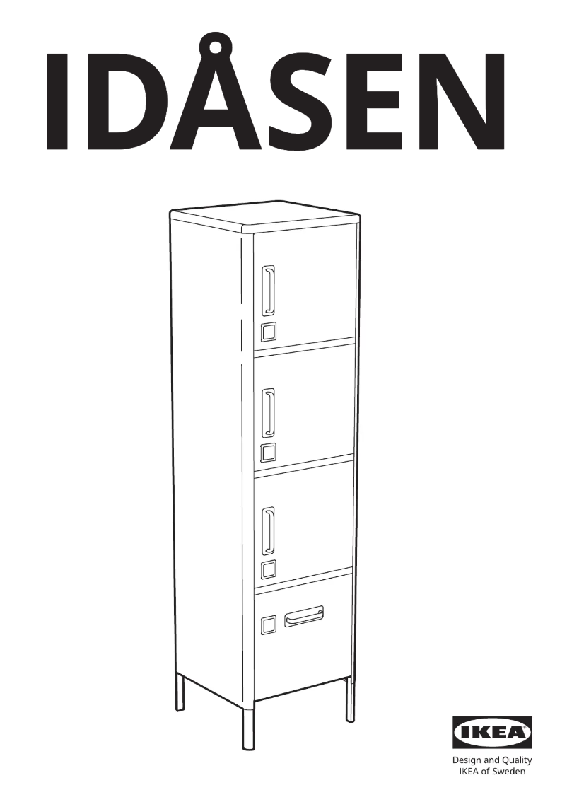 Imagen de la primera página del manual del dispositivo IDÅSEN 004.963.88