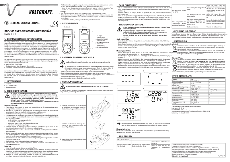 Imagen de la primera página del manual del dispositivo SBC-500