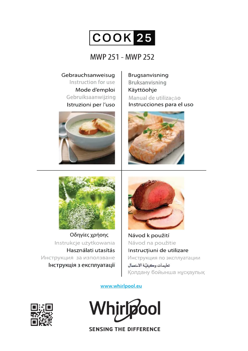 Imagen de la primera página del manual del dispositivo MWP 251