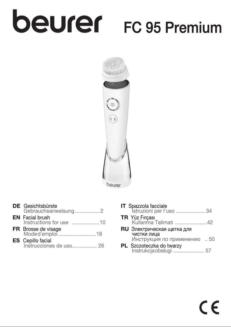 Página 1 del manual Manual de usuario Beurer FC 95