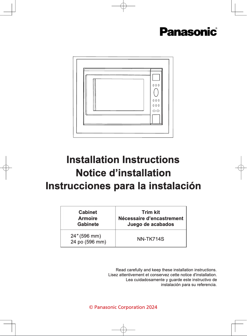 Página 1 del manual Manual de usuario Panasonic Viera TC-58AX800