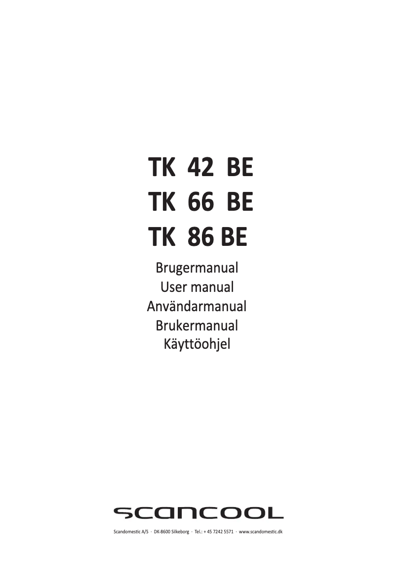 Imagen de la primera página del manual del dispositivo TK 66 BE