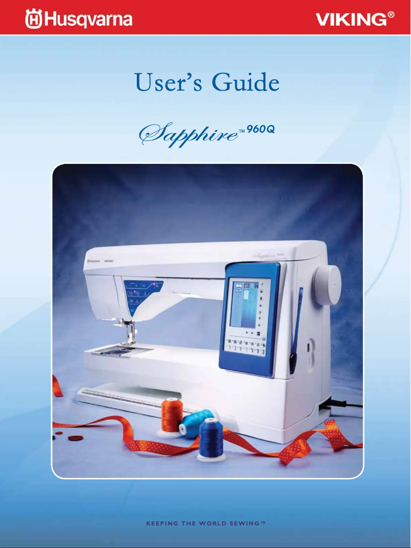 Página 1 del manual Manual de usuario Husqvarna Sapphire 960Q