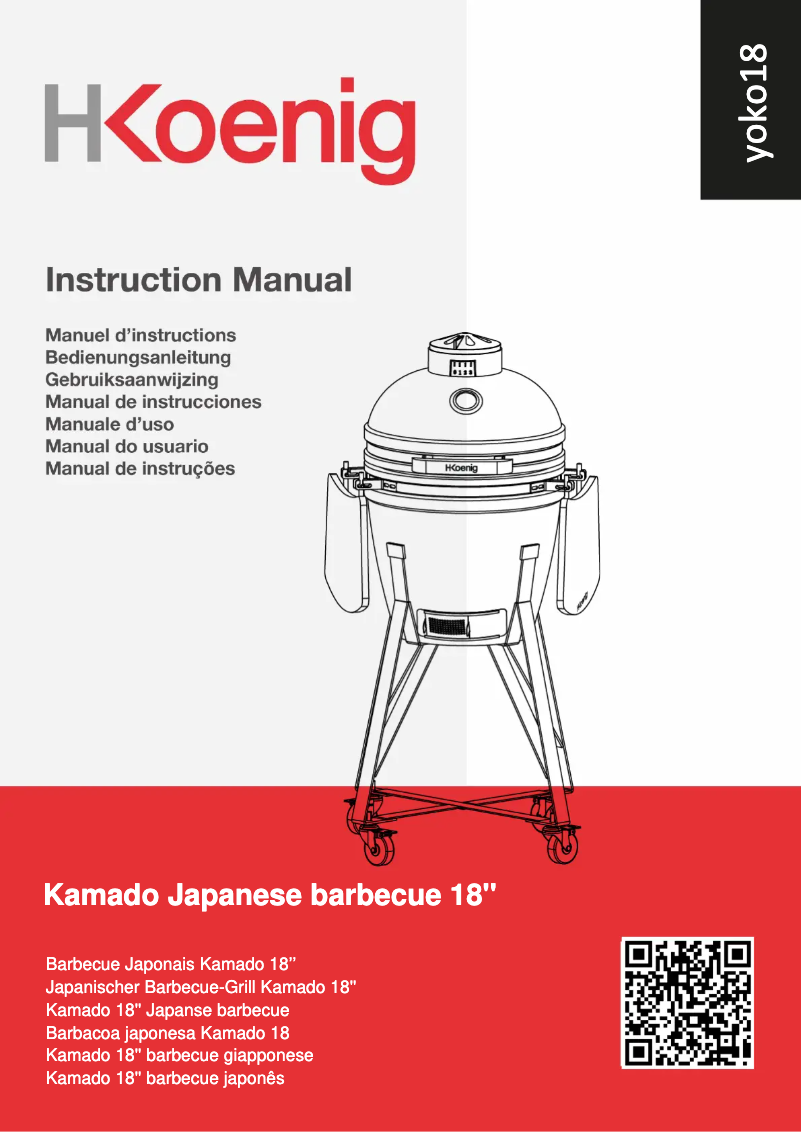 Imagen de la primera página del manual del dispositivo YOKO13