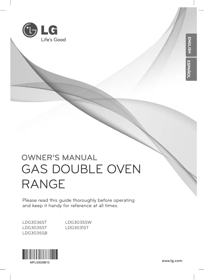 Imagen de la primera página del manual del dispositivo LDG3031ST