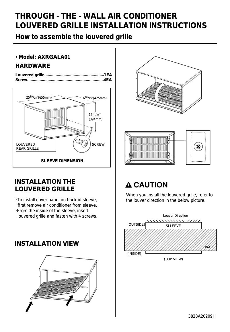 Página nº 1 - Manual de usuario LG AXRGALA01
