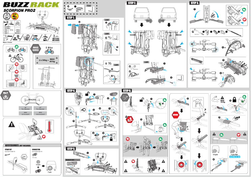 Página 1 del manual Manual de usuario Buzz Rack Scorpion Pro 2