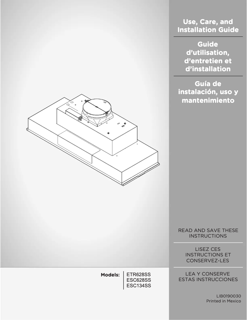 Imagen de la primera página del manual del dispositivo SCANNO ESC146SS