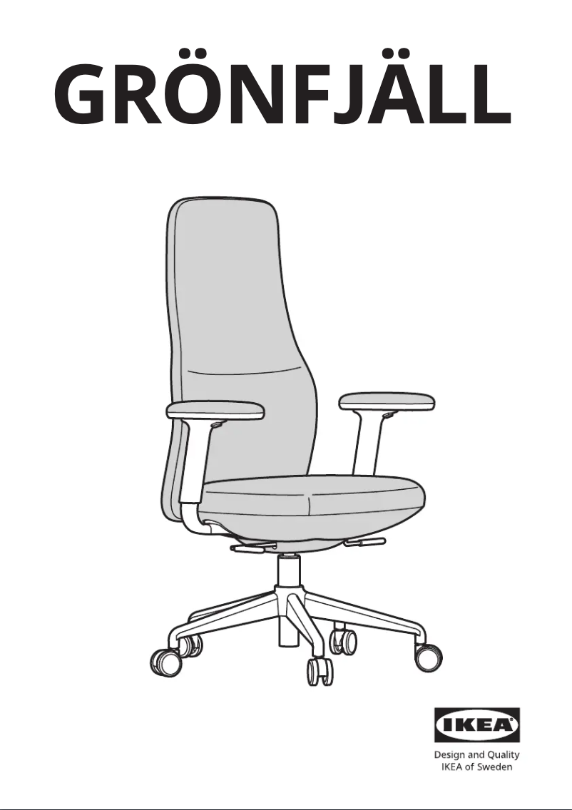 Página 1 del manual Manual de usuario Ikea GRÖNFJÄLL 005.034.40