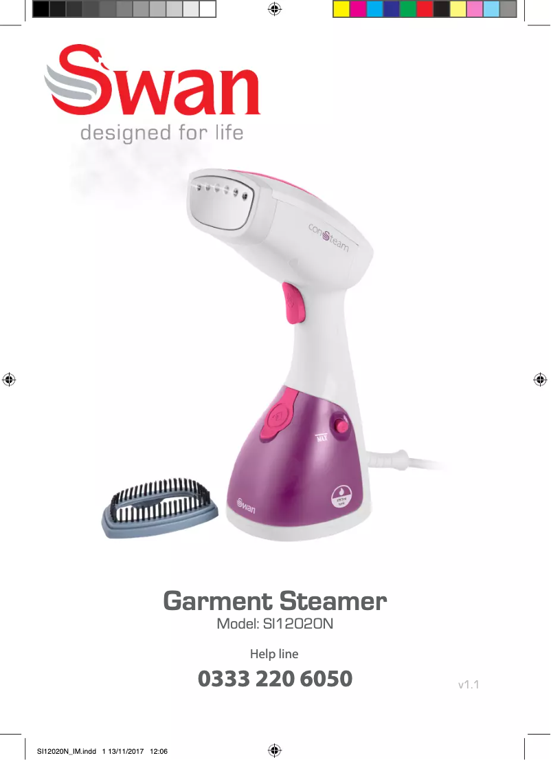 Imagen de la primera página del manual del dispositivo SI12020N