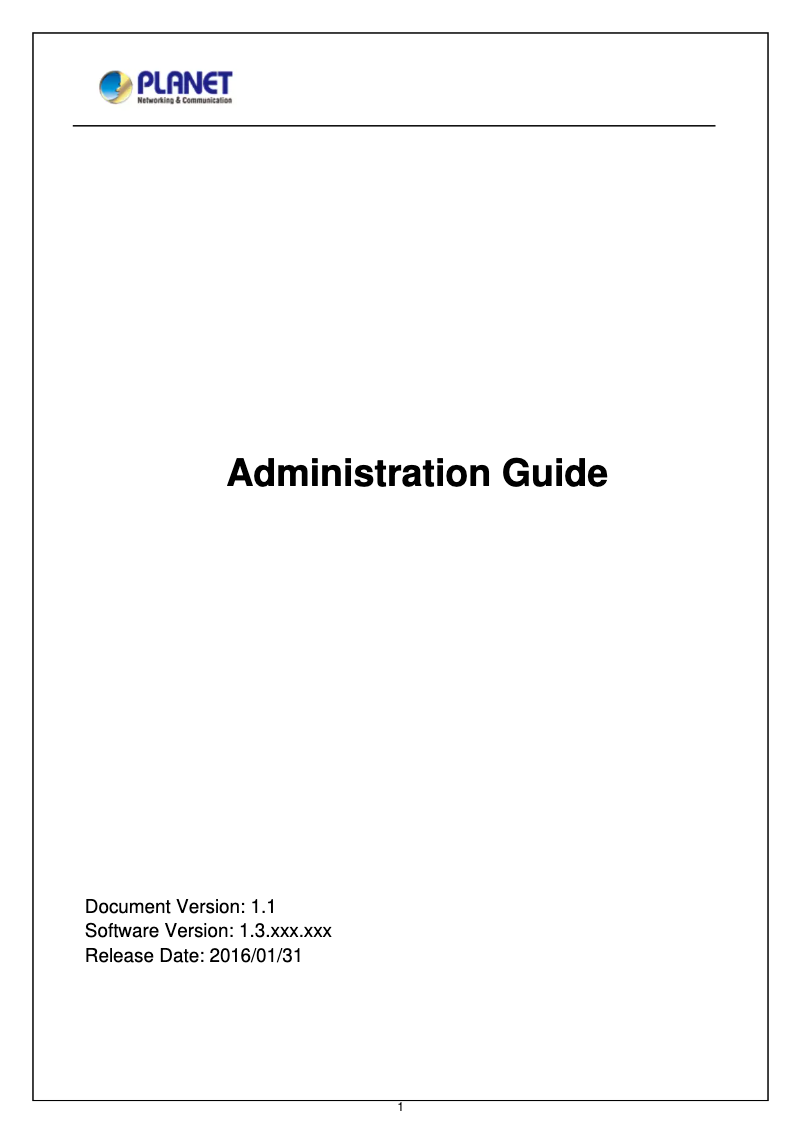 Página nº 1 - Manual de usuario Planet VIP-1120PT