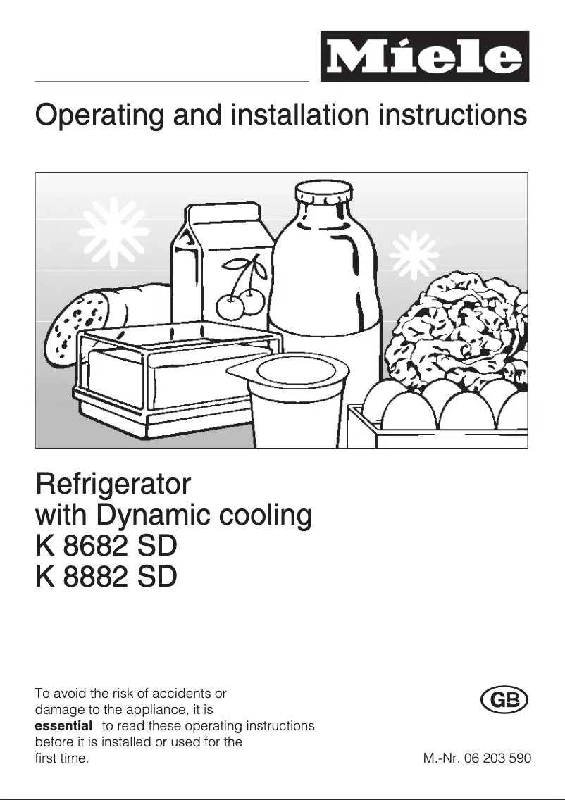 Imagen de la primera página del manual del dispositivo K 8682 SD