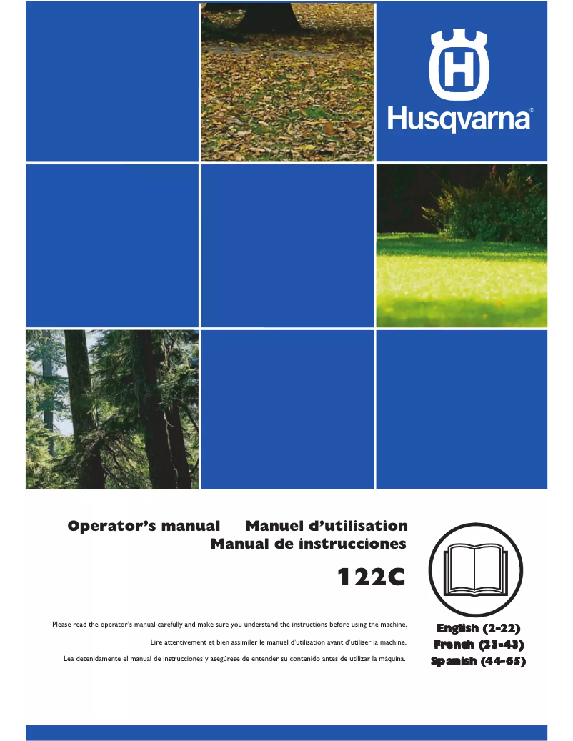 Página nº 1 - Manual de usuario Husqvarna 122
