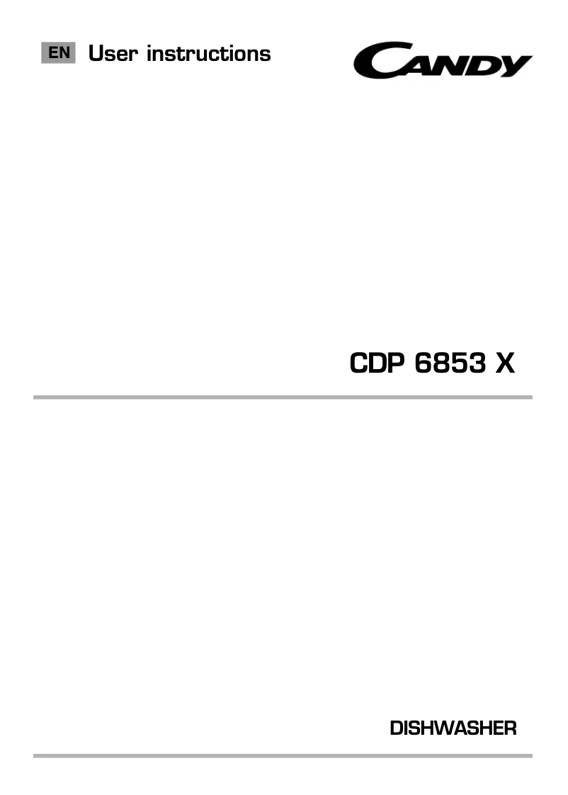 Imagen de la primera página del manual del dispositivo CDP 6853X/K