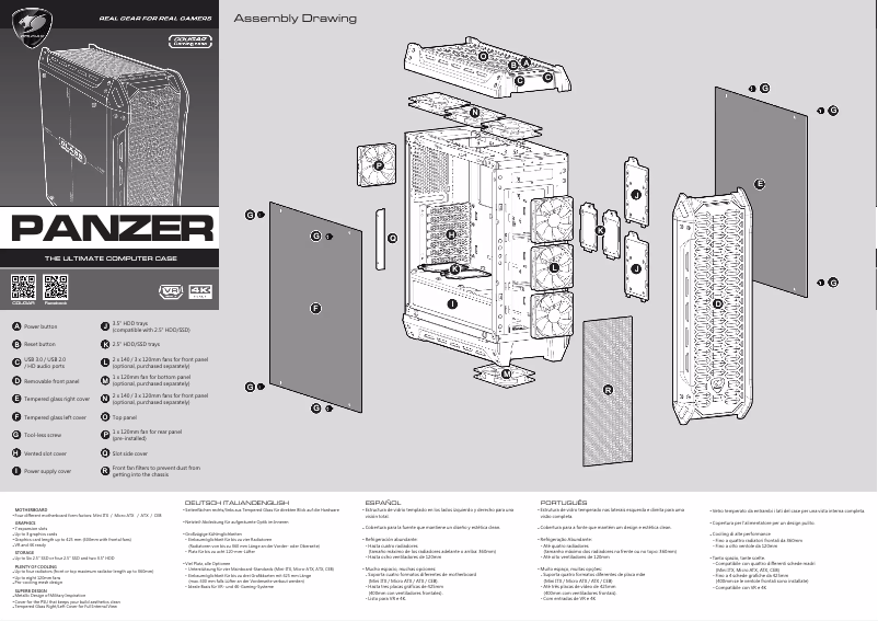 Página nº 1 - Manual de usuario Cougar Panzer-S