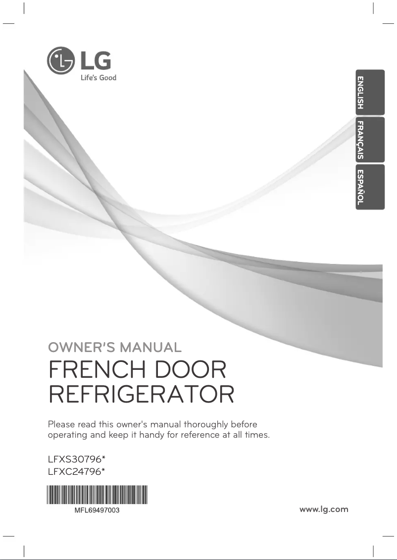 Página nº 1 - Manual de usuario LG LFXS30796