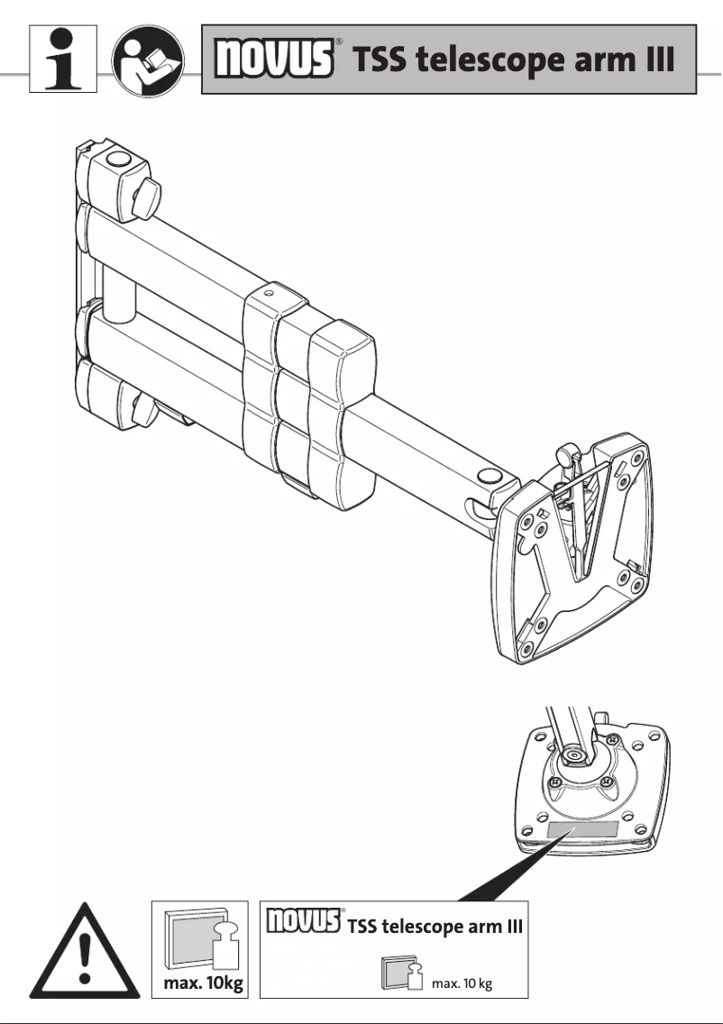 Imagen de la primera página del manual del dispositivo TSS Quattro