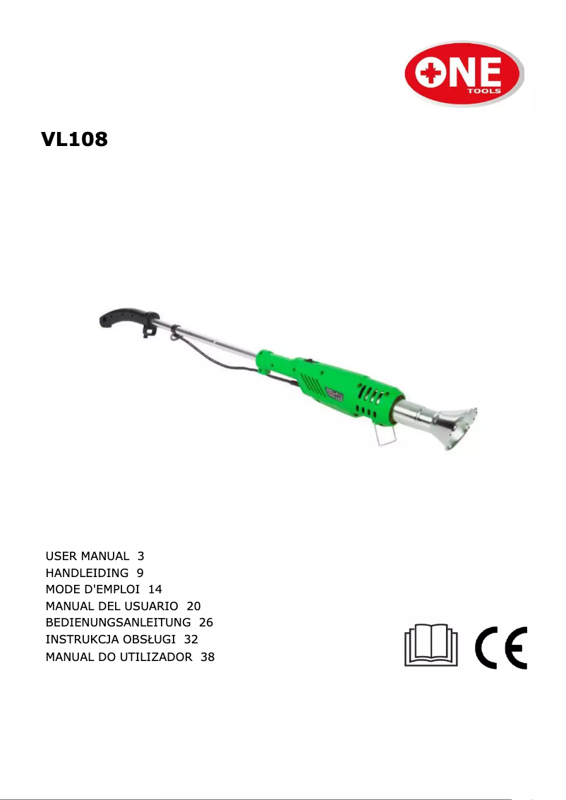 Página 1 del manual Manual de usuario One Tools VL108