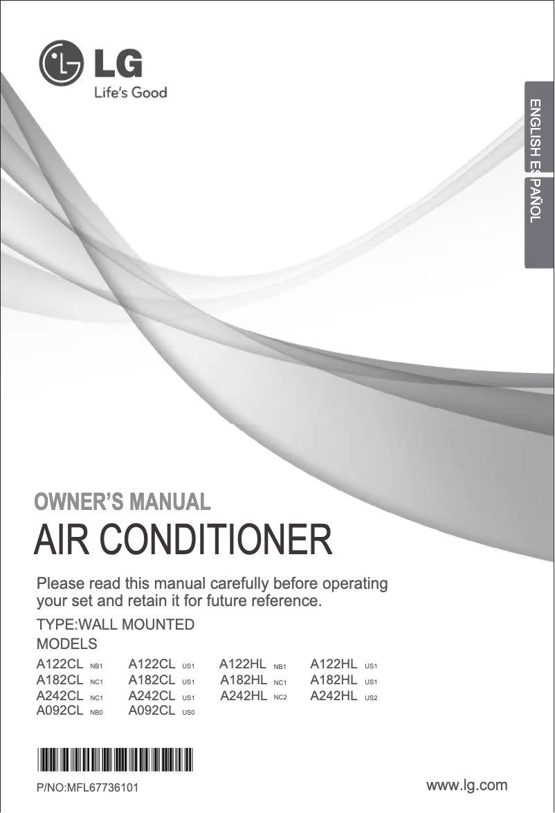 Página nº 1 - Manual de usuario LG A122CL