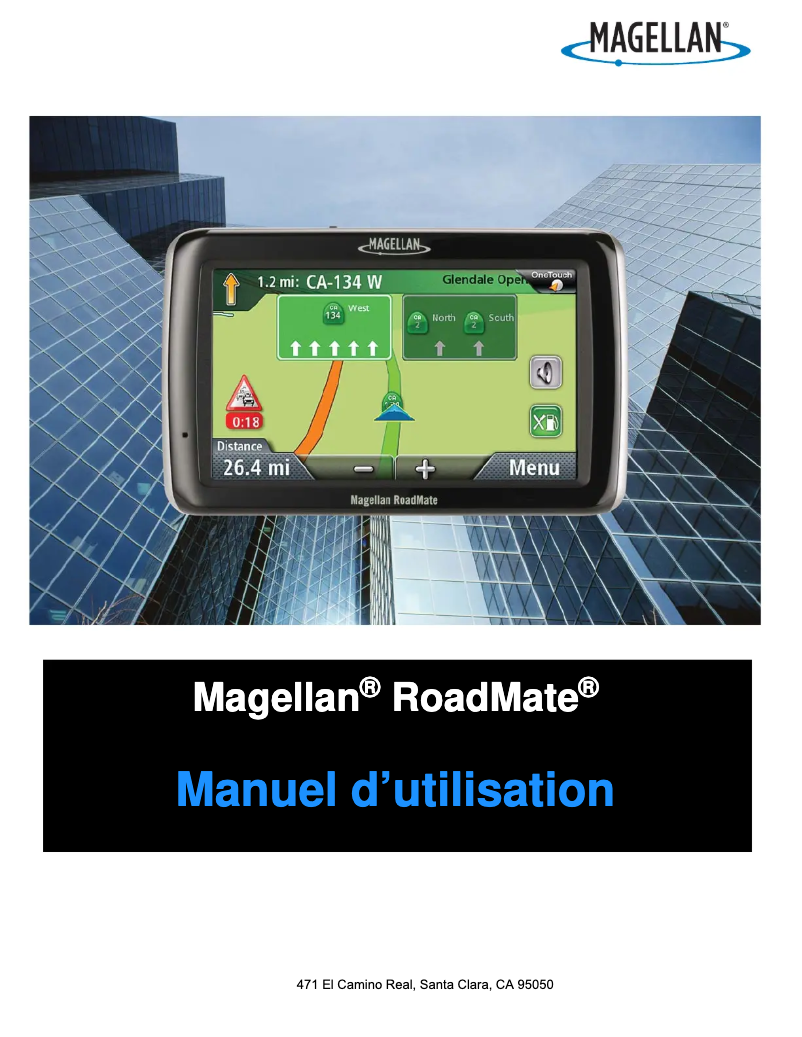 Página 1 del manual Manual de usuario Magellan RoadMate 2036
