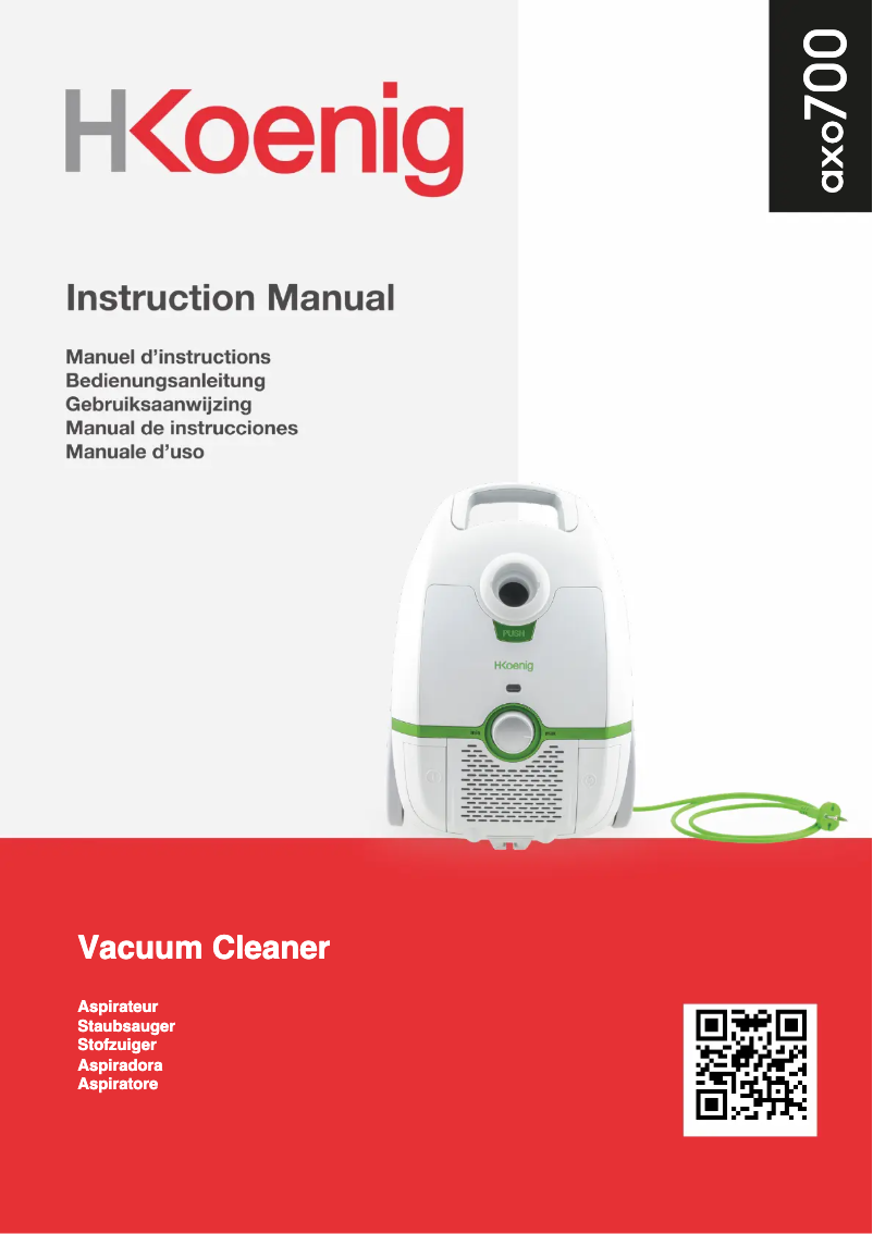 Imagen de la primera página del manual del dispositivo AXO700