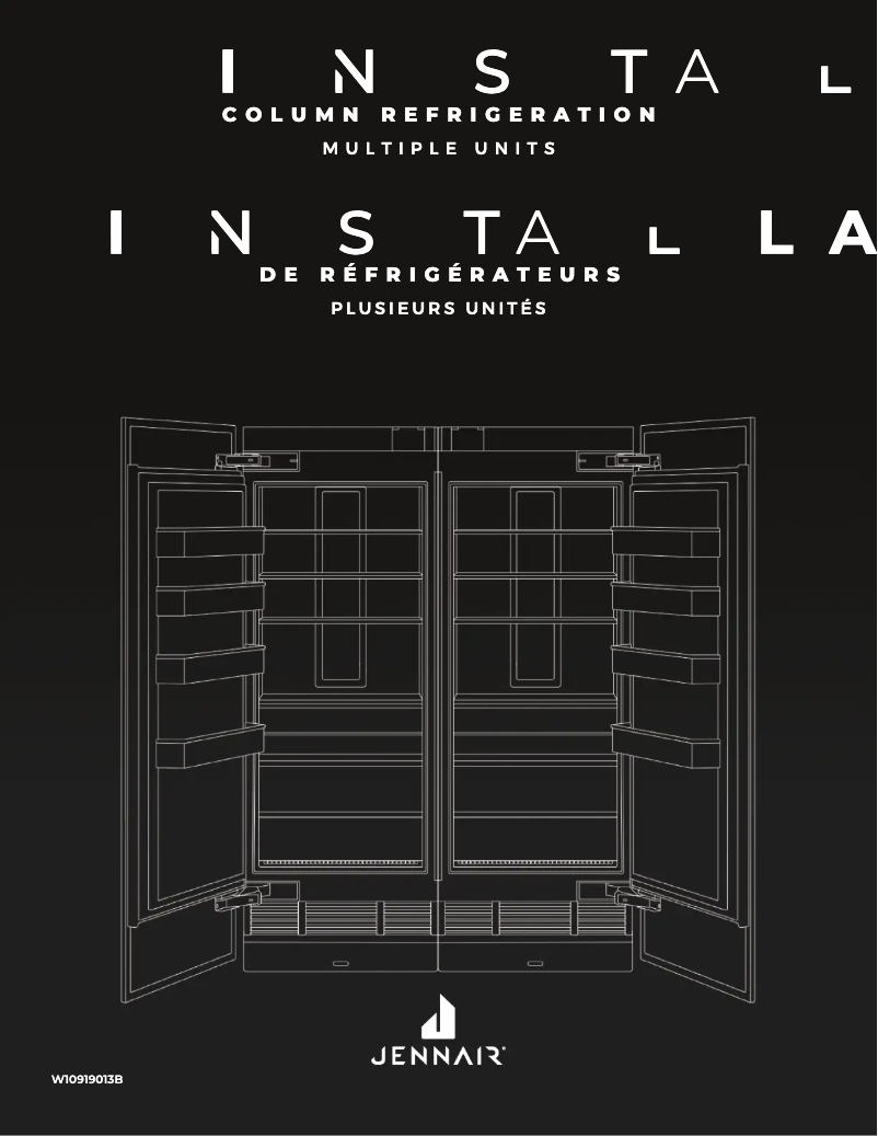 Página 1 del manual Guía de instalación JennAir JKCPL241GM