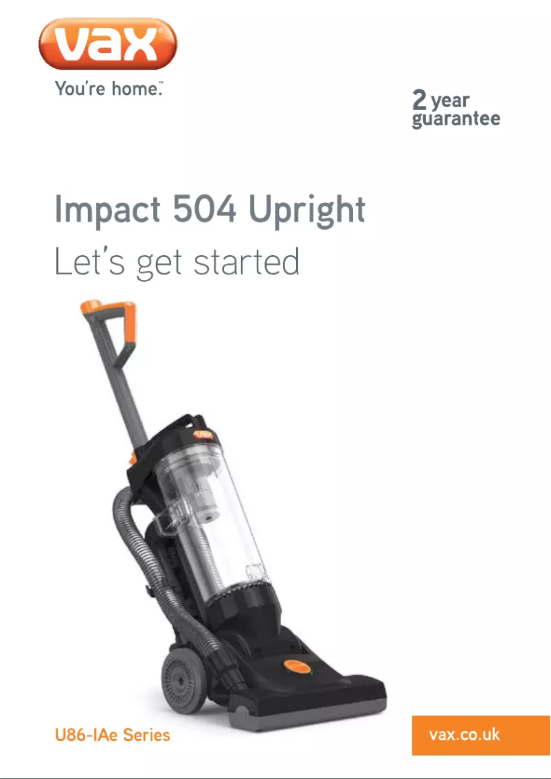 Imagen de la primera página del manual del dispositivo Impact 504 U86-IA-Pfe