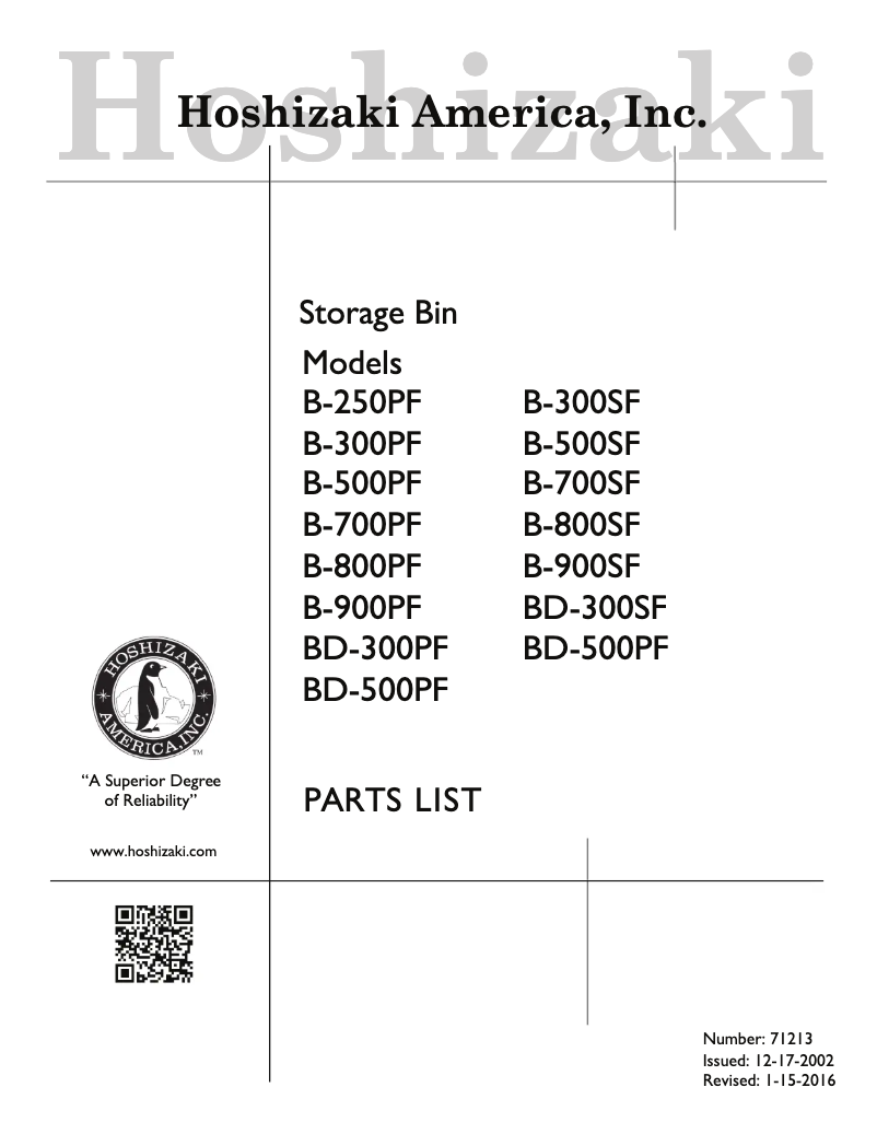 Imagen de la primera página del manual del dispositivo B-500PF