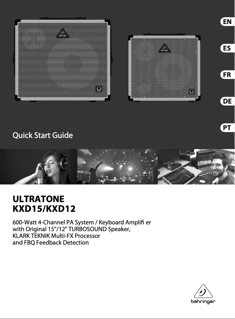 Imagen de la primera página del manual del dispositivo Ultratone KXD12