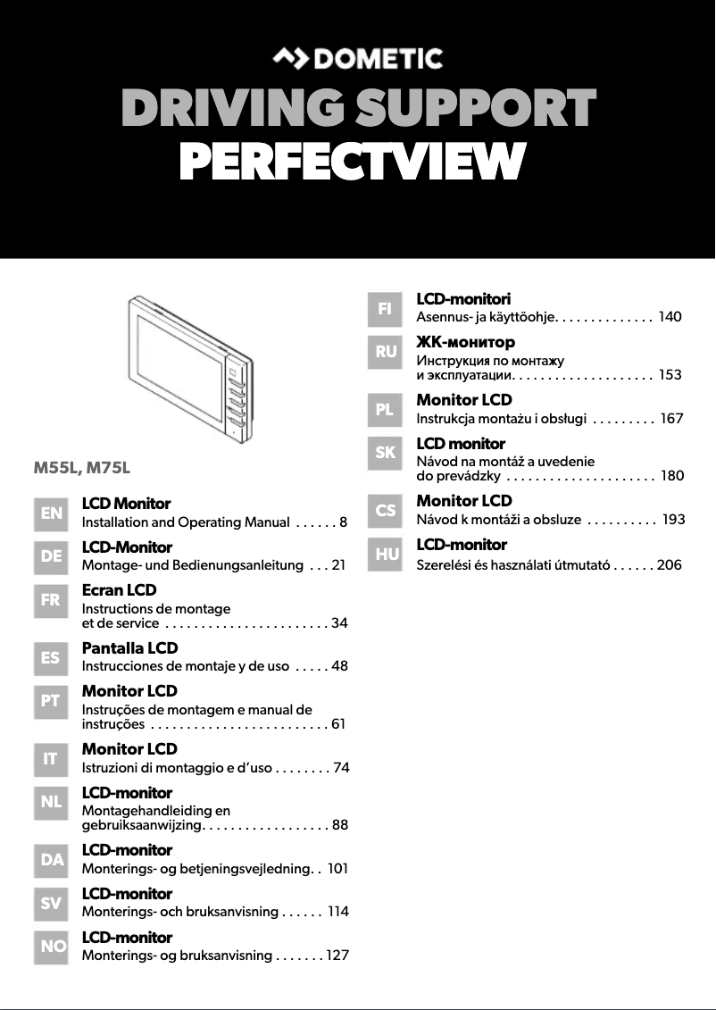 Página nº 1 - Manual de usuario Dometic RVS555W